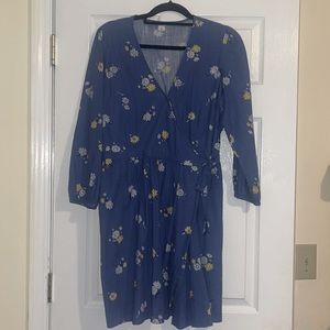 Old Navy Blue Wrap Dress